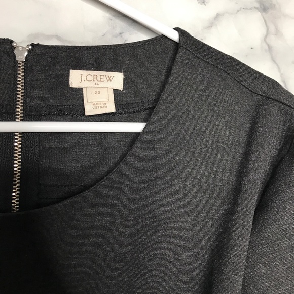 J. Crew Grey Ponte Dress - Picture 3 of 6